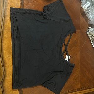 Black AE Crop Top